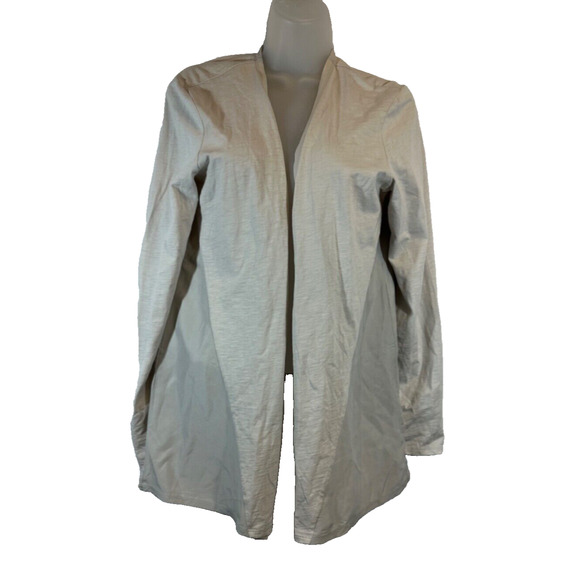 Garnet Hill Sweaters - Garnet Hill Cardigan Womens Size M 100% Organic Cotton/Silk Open-Front A59